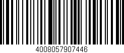 Código de barras (EAN, GTIN, SKU, ISBN): '4008057907446'