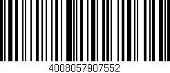 Código de barras (EAN, GTIN, SKU, ISBN): '4008057907552'
