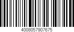 Código de barras (EAN, GTIN, SKU, ISBN): '4008057907675'