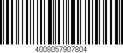 Código de barras (EAN, GTIN, SKU, ISBN): '4008057907804'