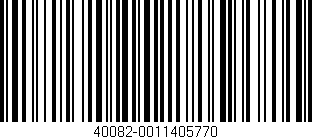 Código de barras (EAN, GTIN, SKU, ISBN): '40082-0011405770'