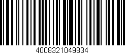 Código de barras (EAN, GTIN, SKU, ISBN): '4008321049834'