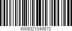 Código de barras (EAN, GTIN, SKU, ISBN): '4008321049872'