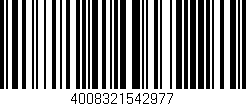 Código de barras (EAN, GTIN, SKU, ISBN): '4008321542977'