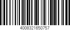 Código de barras (EAN, GTIN, SKU, ISBN): '4008321650757'