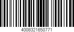 Código de barras (EAN, GTIN, SKU, ISBN): '4008321650771'