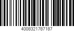 Código de barras (EAN, GTIN, SKU, ISBN): '4008321787187'