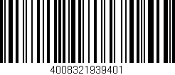 Código de barras (EAN, GTIN, SKU, ISBN): '4008321939401'