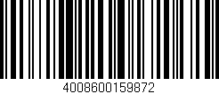 Código de barras (EAN, GTIN, SKU, ISBN): '4008600159872'