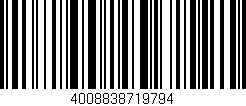 Código de barras (EAN, GTIN, SKU, ISBN): '4008838719794'