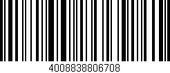 Código de barras (EAN, GTIN, SKU, ISBN): '4008838806708'