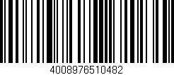 Código de barras (EAN, GTIN, SKU, ISBN): '4008976510482'