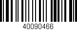 Código de barras (EAN, GTIN, SKU, ISBN): '40090466'