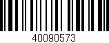 Código de barras (EAN, GTIN, SKU, ISBN): '40090573'