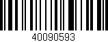 Código de barras (EAN, GTIN, SKU, ISBN): '40090593'