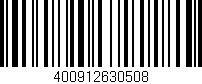 Código de barras (EAN, GTIN, SKU, ISBN): '400912630508'