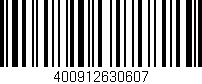 Código de barras (EAN, GTIN, SKU, ISBN): '400912630607'