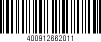 Código de barras (EAN, GTIN, SKU, ISBN): '400912662011'