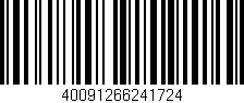Código de barras (EAN, GTIN, SKU, ISBN): '40091266241724'