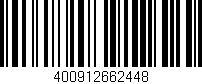Código de barras (EAN, GTIN, SKU, ISBN): '400912662448'
