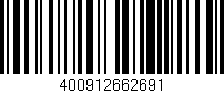 Código de barras (EAN, GTIN, SKU, ISBN): '400912662691'