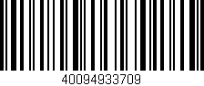 Código de barras (EAN, GTIN, SKU, ISBN): '40094933709'