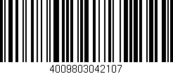 Código de barras (EAN, GTIN, SKU, ISBN): '4009803042107'