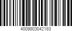 Código de barras (EAN, GTIN, SKU, ISBN): '4009803042183'