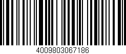 Código de barras (EAN, GTIN, SKU, ISBN): '4009803067186'