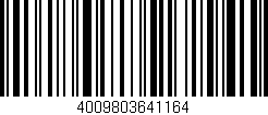 Código de barras (EAN, GTIN, SKU, ISBN): '4009803641164'
