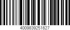 Código de barras (EAN, GTIN, SKU, ISBN): '4009839251627'