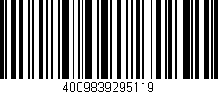 Código de barras (EAN, GTIN, SKU, ISBN): '4009839295119'