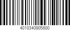 Código de barras (EAN, GTIN, SKU, ISBN): '4010340905800'