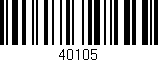 Código de barras (EAN, GTIN, SKU, ISBN): '40105'