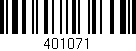 Código de barras (EAN, GTIN, SKU, ISBN): '401071'