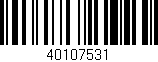 Código de barras (EAN, GTIN, SKU, ISBN): '40107531'