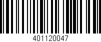 Código de barras (EAN, GTIN, SKU, ISBN): '401120047'