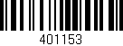 Código de barras (EAN, GTIN, SKU, ISBN): '401153'