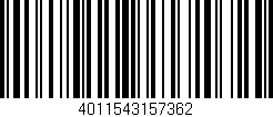 Código de barras (EAN, GTIN, SKU, ISBN): '4011543157362'