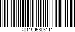Código de barras (EAN, GTIN, SKU, ISBN): '4011905605111'