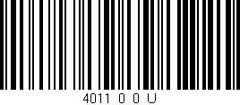 Código de barras (EAN, GTIN, SKU, ISBN): '4011_0_0_U'