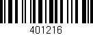 Código de barras (EAN, GTIN, SKU, ISBN): '401216'