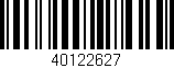 Código de barras (EAN, GTIN, SKU, ISBN): '40122627'