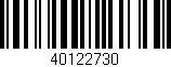 Código de barras (EAN, GTIN, SKU, ISBN): '40122730'