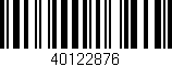 Código de barras (EAN, GTIN, SKU, ISBN): '40122876'