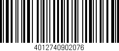 Código de barras (EAN, GTIN, SKU, ISBN): '4012740902076'