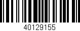 Código de barras (EAN, GTIN, SKU, ISBN): '40129155'