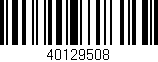 Código de barras (EAN, GTIN, SKU, ISBN): '40129508'