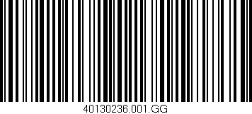 Código de barras (EAN, GTIN, SKU, ISBN): '40130236.001.GG'