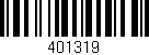 Código de barras (EAN, GTIN, SKU, ISBN): '401319'